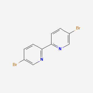 Chemical structure of 5,5'-Dibromo-2,2'-bipyridine