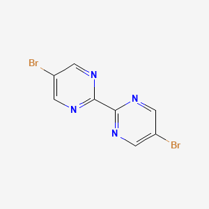 Chemical structure of 5,5'-Dibromo-2,2'-bipyrimidine