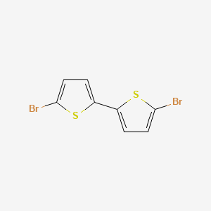 Chemical structure of 5,5'-Dibromo-2,2'-bithiophene