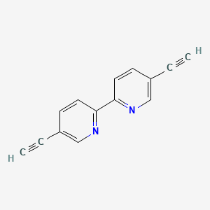 Chemical structure of 5,5'-Diethynyl-2,2'-bipyridine