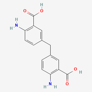 Chemical structure of 5,5'-Methylenedianthranilic acid