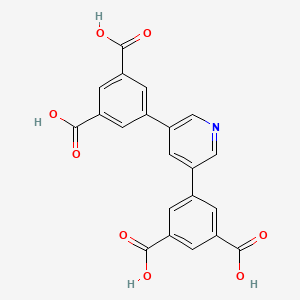 Chemical structure of 5,5'-(pyridine-3,5-diyl)diisophthalic acid