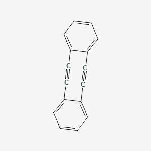 Chemical structure of 5,6,11,12-Tetradehydrodibenzo[a,e]cyclooctene