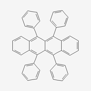 Chemical structure of Rubrene