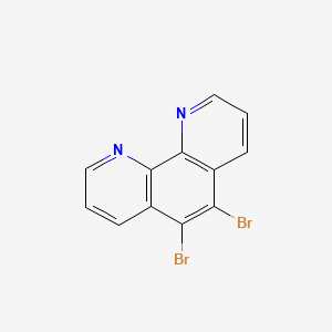 Chemical structure of 5,6-Dibromo-1,10-phenanthroline