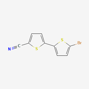 Chemical structure of 5′-Bromo[2,2′-bithiophene]-5-carbonitrile