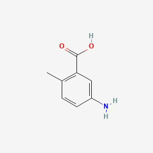 Chemical structure of 5-Amino-2-methylbenzoic acid