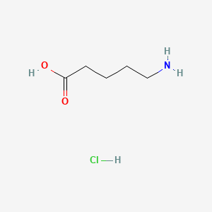 Chemical structure of 5-Aminovaleric acid hydrochloride