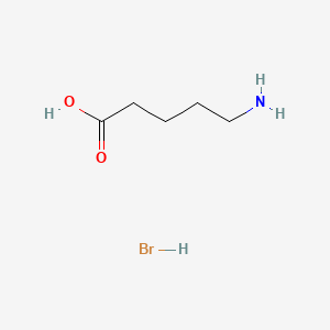 Chemical structure of 5-Aminovaleric Acid Hydrobromide (Low water content)