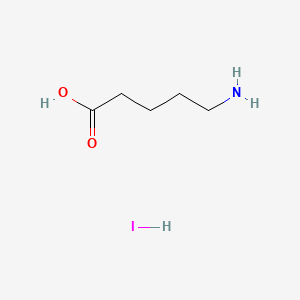 Chemical structure of 5-Aminovaleric Acid Hydroiodide (Low water content)