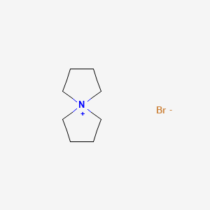 Chemical structure of 5-Azoniaspiro[4.4]nonane Bromide