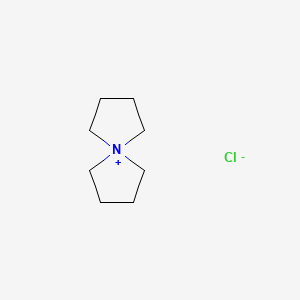 Chemical structure of 5-Azoniaspiro[4.4]nonane Chloride