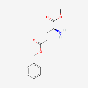 Chemical structure of 5-Benzyl 1-methyl L-glutamate