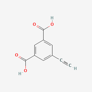 Chemical structure of 5-Ethynylisophthalic acid