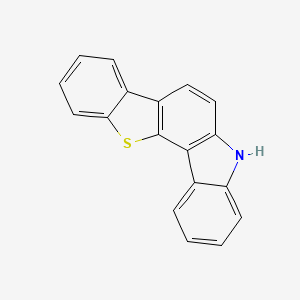 Chemical structure of 5H-[1]Benzothieno[3,2-c]carbazole
