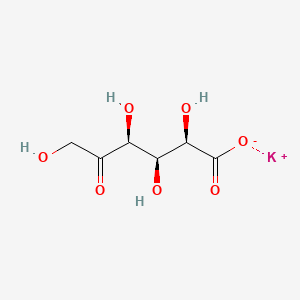 Chemical structure of 5-Keto-D-gluconic acid potassium salt