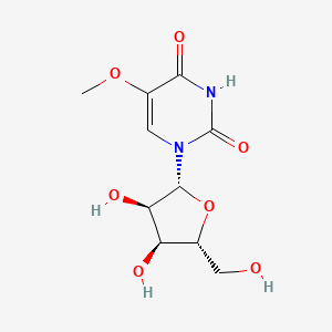 Chemical structure of 5-Methoxyuridine
