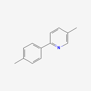Chemical structure of 5-Methyl-2-(p-tolyl)pyridine