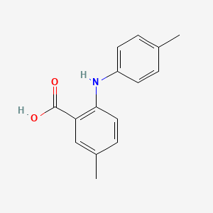 Chemical structure of 5-Methyl-2-(p-tolylamino)benzoic Acid