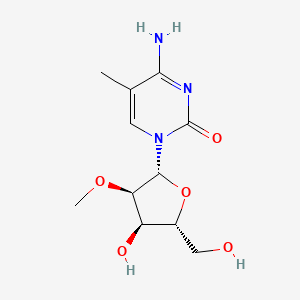 Chemical structure of 5-Methyl-2′-O-methylcytidine