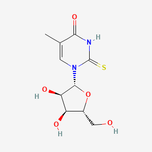 Chemical structure of 5-Methyl-2-thiouridine