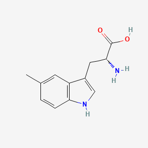 Chemical structure of 5-Methyl-D-tryptophan