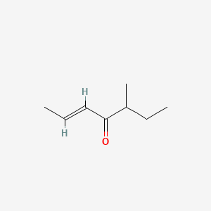 Chemical structure of 5-Methylhept-2-en-4-one