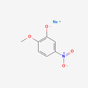 Chemical structure of 5-Nitroguaiacol (sodium)