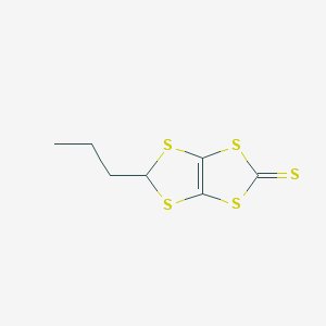 Chemical structure of 5-Propyl-1,3-dithiolo[4,5-d][1,3]dithiole-2-thione