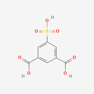 Chemical structure of Sulfoisophthalic acid