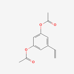 Chemical structure of 3,5-Diacetoxy Styrene