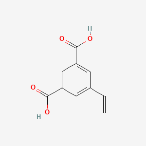 Chemical structure of 5-Vinylisophthalic acid