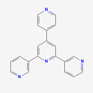 Chemical structure of 6'-(3-Pyridinyl)-3,2':4',4''-terpyridine