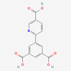 Chemical structure of 6-(3,5-Dicarboxyphenyl)nicotinic acid