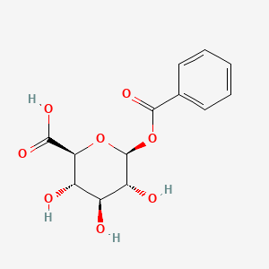 Chemical structure of Benzoyl glucuronide