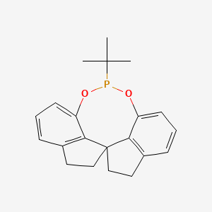 Chemical structure of 6-(Tert-butyl)-1,2-dihydrodiindeno[7,1-de:1',7'-fg][1,3,2]dioxaphosphocine
