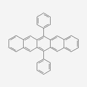 Chemical structure of 6,13-Diphenylpentacene