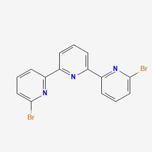 Chemical structure of 6,6''-Dibromo-2,2':6',2''-terpyridine