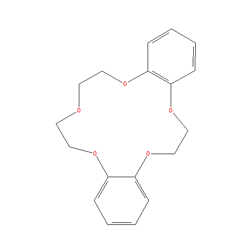 Chemical structure of Dibenzo-15-crown 5-Ether