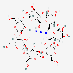 Chemical structure of 6A-Azido-6A-deoxy-β-cyclodextrin