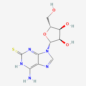 Chemical structure of 2-Thioadenosine