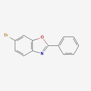 Chemical structure of 6-Bromo-2-phenylbenzoxazole