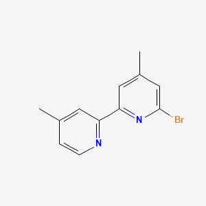 Chemical structure of 6-Bromo-4,4'-dimethyl-2,2'-bipyridyl