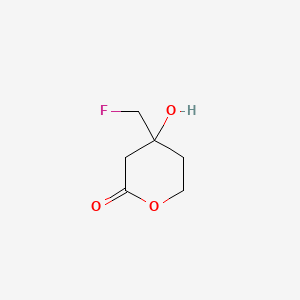 Chemical structure of 6-Fluoromevalonate