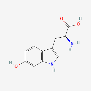 Chemical structure of 6-Hydroxy-L-tryptophan
