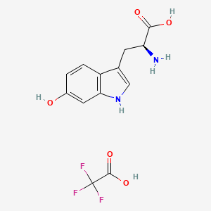 Chemical structure of 6-Hydroxy-L-tryptophan (TFA)