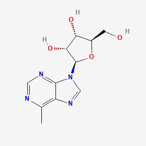 Chemical structure of 6-Methylpurine riboside