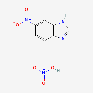 Chemical structure of 6-Nitrobenzimidazole Nitrate
