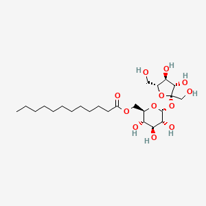 Chemical structure of 6-O-Lauroylsucrose