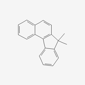 Chemical structure of 7,7-Dimethyl-7H-benzo[c]fluorene